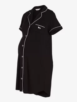 Maternity Nightshirt -Pajama Shop 856910 black maq t scaled