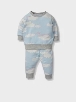 Baby Cloud Plush Pj Set -Pajama Shop 859075 blue back2 t scaled