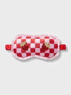 Strawberry Ruffle Eye Mask -Pajama Shop 868701 multi maq t scaled