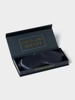 Charcoal Mulberry Silk Eye Mask -Pajama Shop 868704 charcoal maq2 t scaled