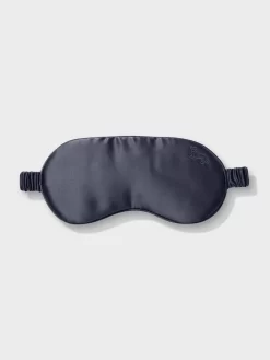 Charcoal Mulberry Silk Eye Mask -Pajama Shop 868704 charcoal maq t scaled