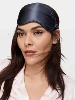 Charcoal Mulberry Silk Eye Mask