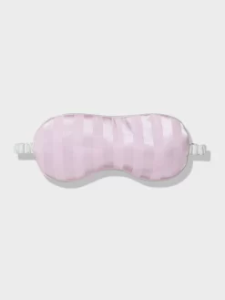 Pink Stripe Satin Eye Mask -Pajama Shop 868899 pink maq t scaled