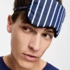Midnight Stripe Eye Mask