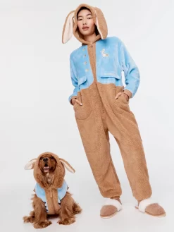 Peter Rabbit Dog Hoodie -Pajama Shop 868991 multi back3 t scaled