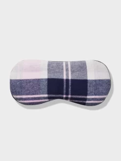 Navy Check Eye Mask -Pajama Shop 869132 multi maq t scaled