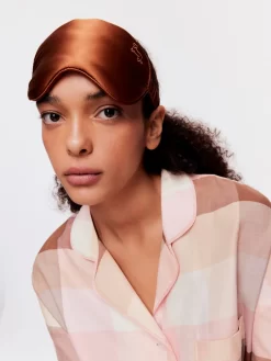 Caramel Silk Eye Mask