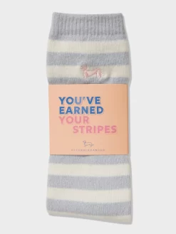 Classic Striped Penny Sock -Pajama Shop 870024 multi box t scaled