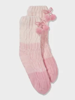 Ombre Cable Knit Sock -Pajama Shop 870028 multi maq t scaled