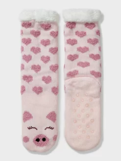 Piggy Luvin Sock -Pajama Shop 870058 pink maq t scaled