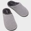 Grey Chenille Scuff